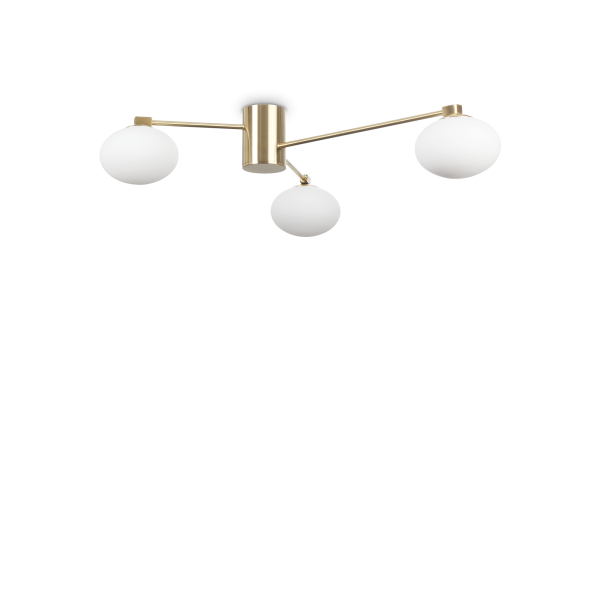Люстра Ideal Lux 288260 HERMES PL3 D90 OTTONE