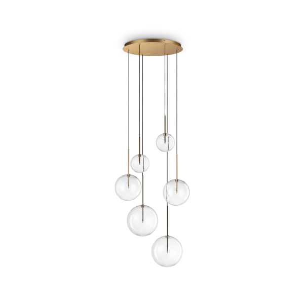 Люстра Ideal Lux 317243 EQUINOXE SP6 OTTONE