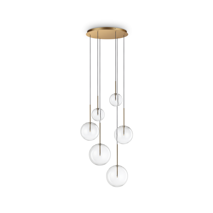Люстра Ideal Lux 317243 EQUINOXE SP6 OTTONE