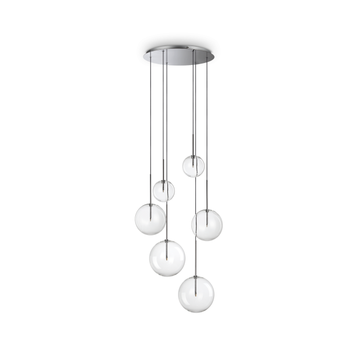 Люстра Ideal Lux 317250 EQUINOXE SP6 CROMO