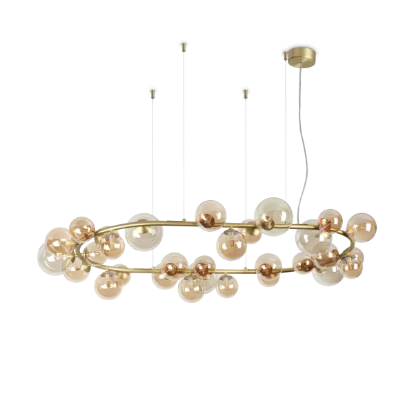 Люстра Ideal Lux 322780 Perlage sp30 Ambra