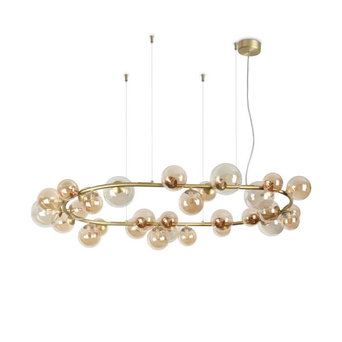 Люстра Ideal Lux 322780 Perlage sp30 Ambra