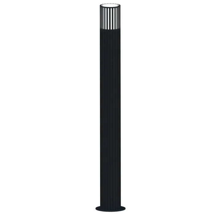 Вуличний стовпчик Goldlux 329363 Kuusamo E27 1x20W IP54 графітовий
