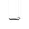 Підвісний світильник Ideal Lux 345215 WAVES-1 SP NERO
