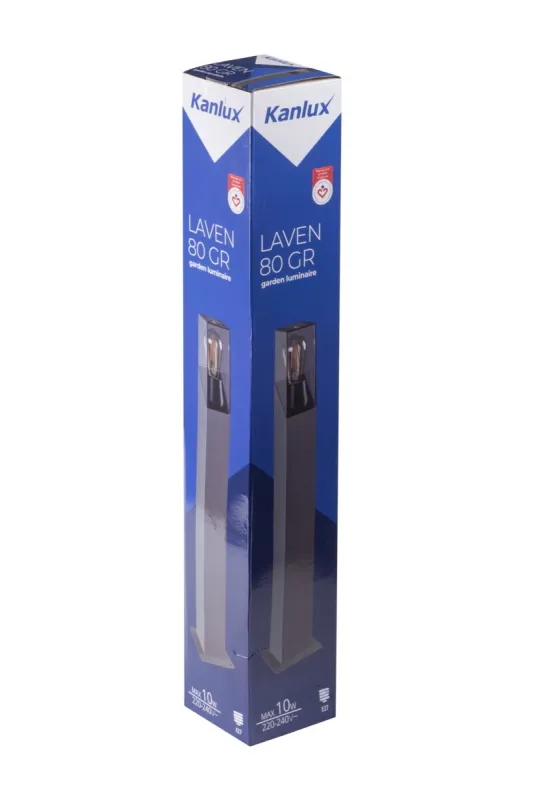 Парковий світильник KANLUX 36545 LAVEN 80 GR (58083)
