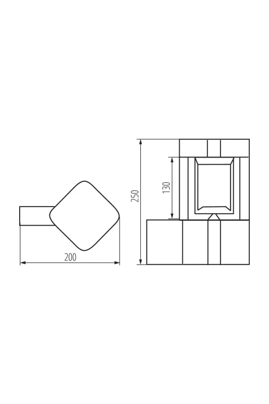 Бра Kanlux 36552 Pevo EL 25 GR (58156)