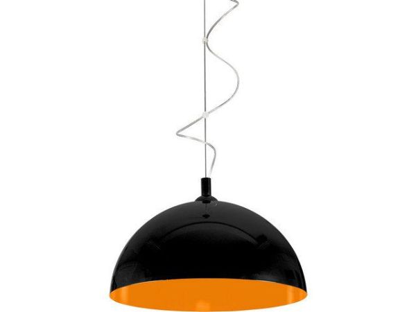 Підвісний світильник Nowodvorski 6373 Hemisphere Black Orange