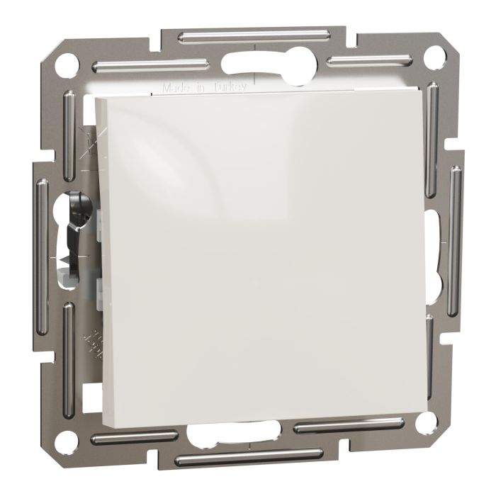 Вимикач кнопковий 1-кл. для серії Asfora Schneider Electric EPH0770121 білий без рамки
