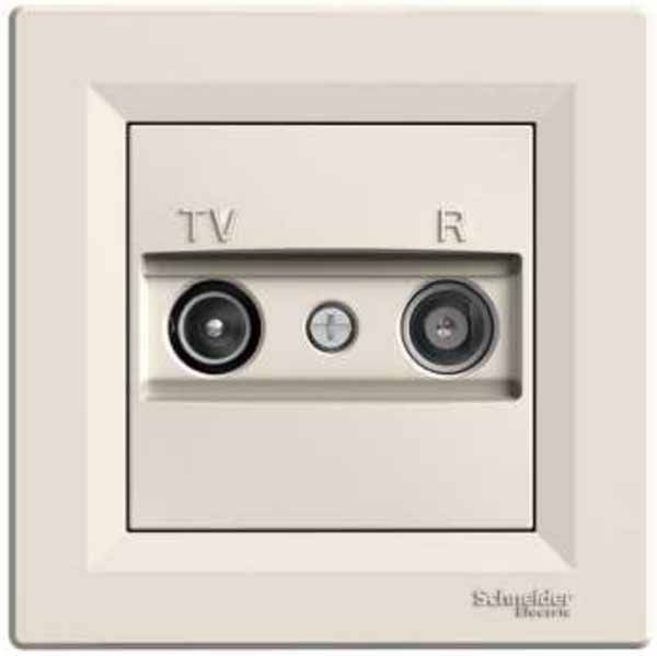 Розетка tv/r прохідна (4 дб), кремовий (EPH3300223)