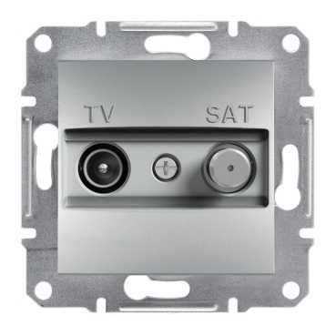 Розетка tv/sat (телевізійна + супутникова) кінцева, алюміній (EPH3400161)