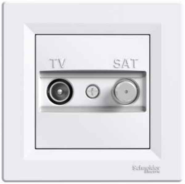 Розетка tv-sat индивидуальная (1 дб), білий (EPH3400421)