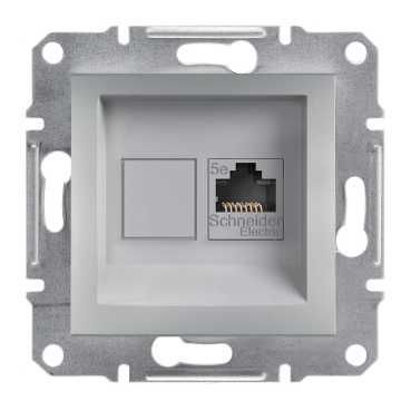 Комп'ютерна розетка RJ45 кат5e utp, алюміній (EPH4300161)