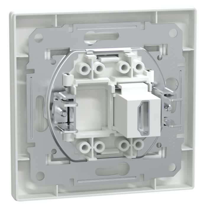 Розетка з роз'ємом HDMI Asfora Schneider Electric EPH4500121 біла