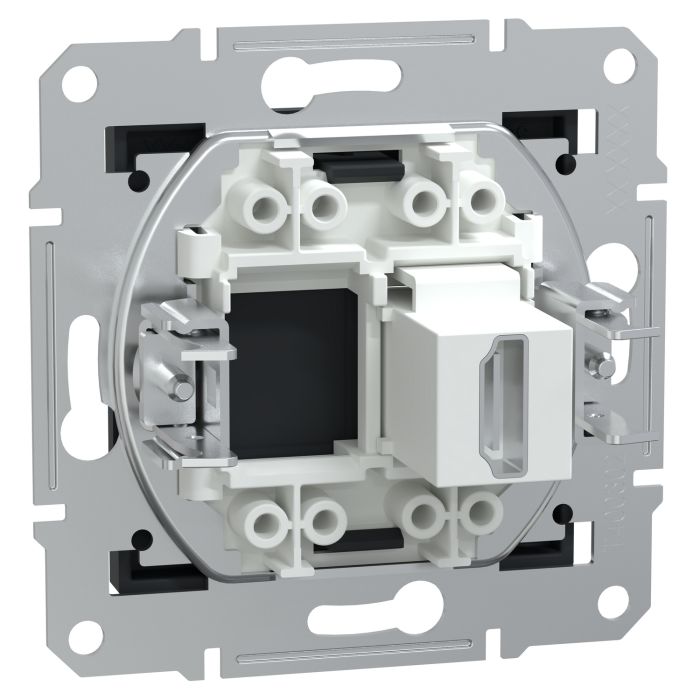 Розетка з роз'ємом HDMI Asfora Schneider Electric EPH4500171 антрацит