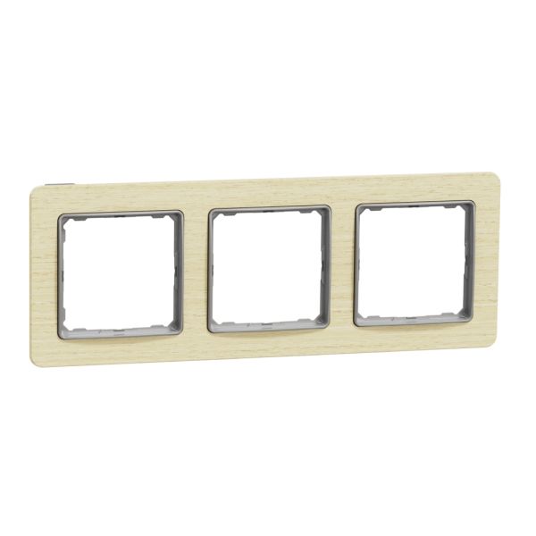 Рамка 3-на Schneider Sedna Elements SDD380803 Береза