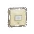 Датчик руху з вимикачем 10 A Schneider Sedna Elements SDD180504 Береза