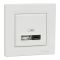 Розетка usb а+с 3а 45 вт  schneider electric asfora EPH2700421 біла