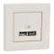 Розетка usb тип а+с 2,4а schneider electric asfora EPH2700323 кремова