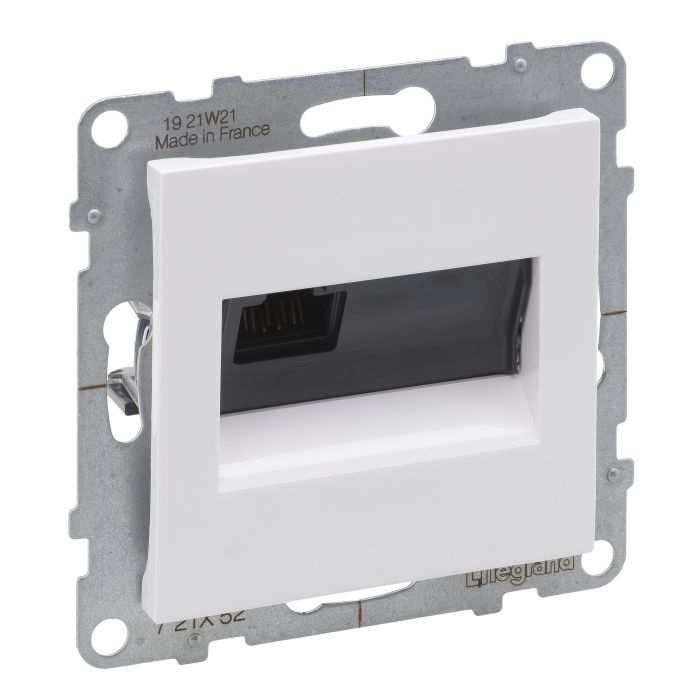 Розетка комп'ютерна 1-а RJ45 CAT6/UTP Legrand SUNO 721152 білий
