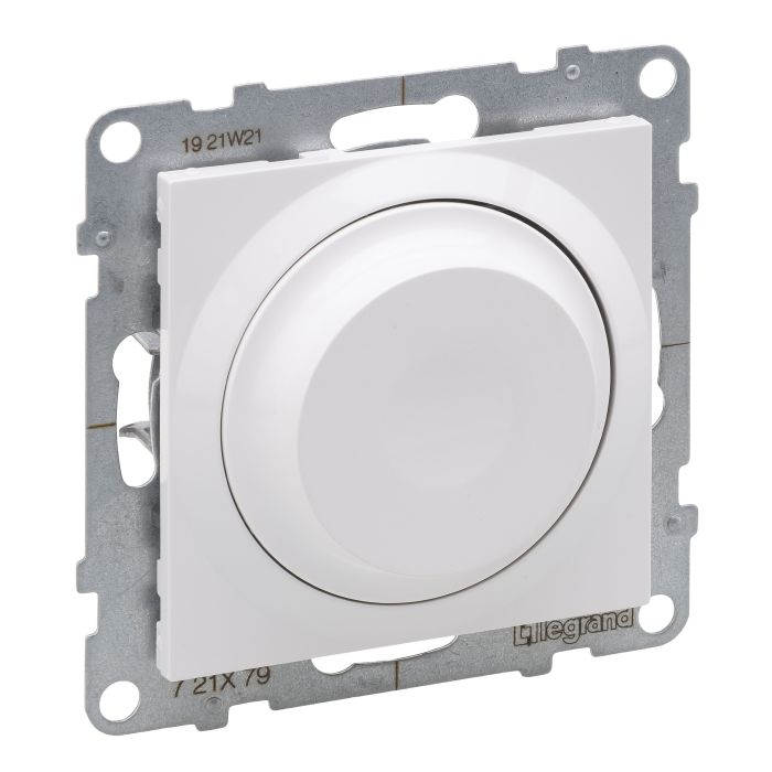 Димер поворотний 300Вт/250V всі навантаження Legrand SUNO 721179 білий
