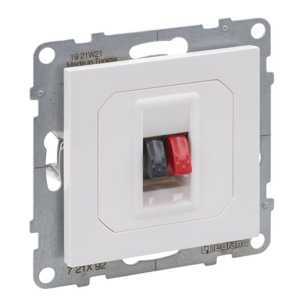 Розетка аудіо для динаміків Legrand SUNO 721192 білий