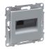 Розетка комп'ютерна 1-а RJ45 Cat5E/UTP Legrand SUNO 721350 алюміній