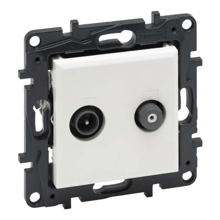 Розетка TV-SAT "зірка" Legrand 863183 NILOE STEP Білий