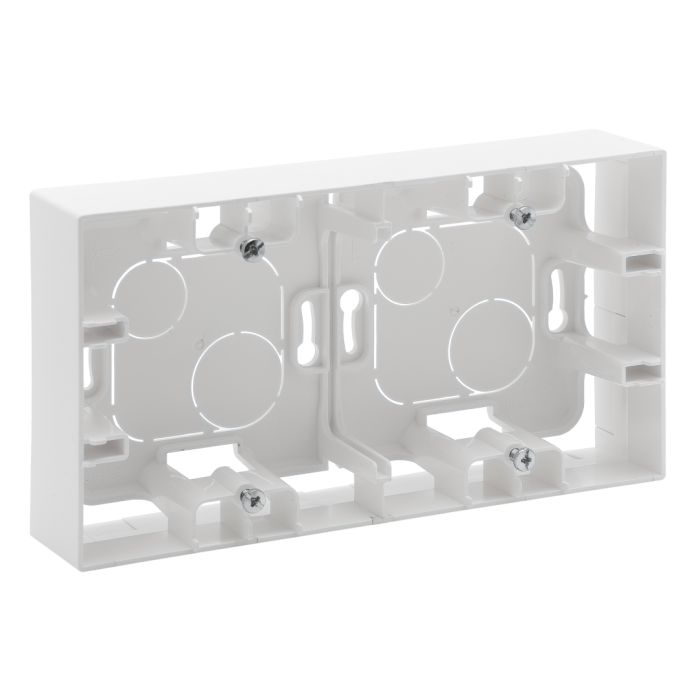 Коробка накладного монтажу 2-місна Legrand 863198 NILOE STEP Білий