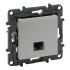 Розетка комп'ютерна RJ45 CAT5e UTP Legrand 863359 NILOE STEP Алюміній