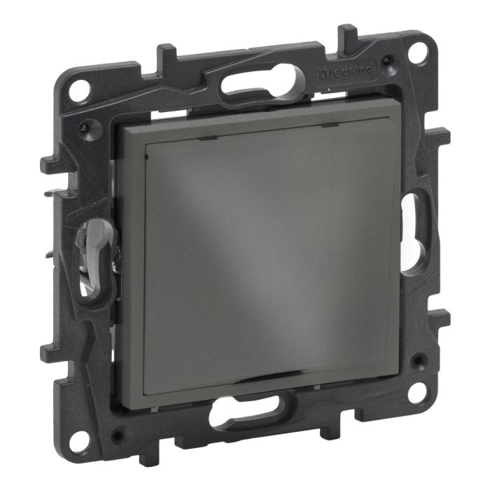 Виведення кабелю з фіксатором IP21 Legrand 863429 NILOE STEP Сталь
