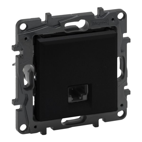 Розетка комп'ютерна RJ45 CAT5e UTP Legrand 863559 NILOE STEP Чорний