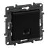 Розетка комп'ютерна RJ45 CAT5e UTP Legrand 863559 NILOE STEP Чорний