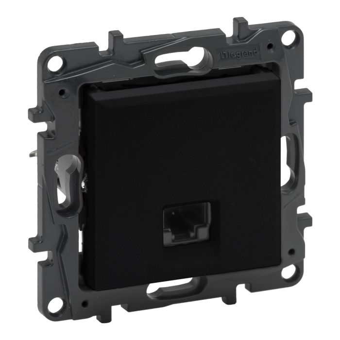 Розетка комп'ютерна RJ45 CAT6 FTP Legrand 863561 NILOE STEP Чорний