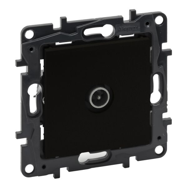 Розетка TV "зірка" Legrand 863574 NILOE STEP Чорний
