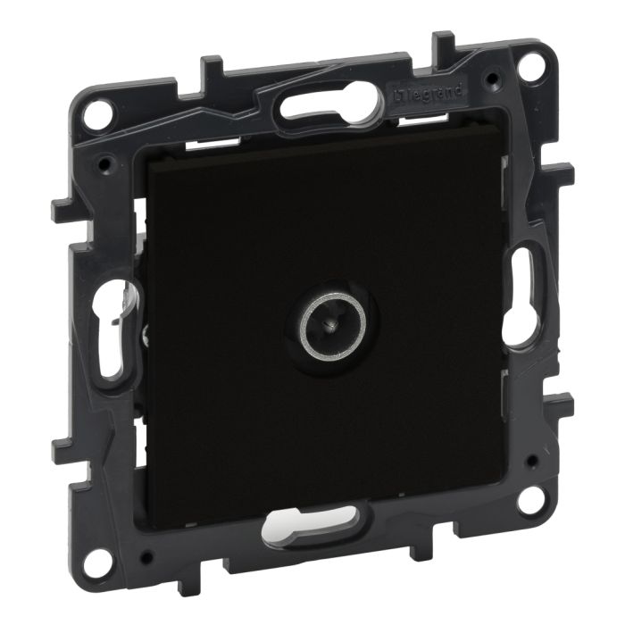 Розетка TV "зірка" Legrand 863574 NILOE STEP Чорний