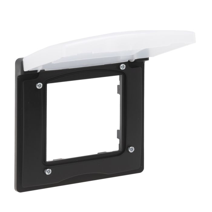 Рамка 1-місна IP44 Legrand 863596 NILOE STEP Чорний