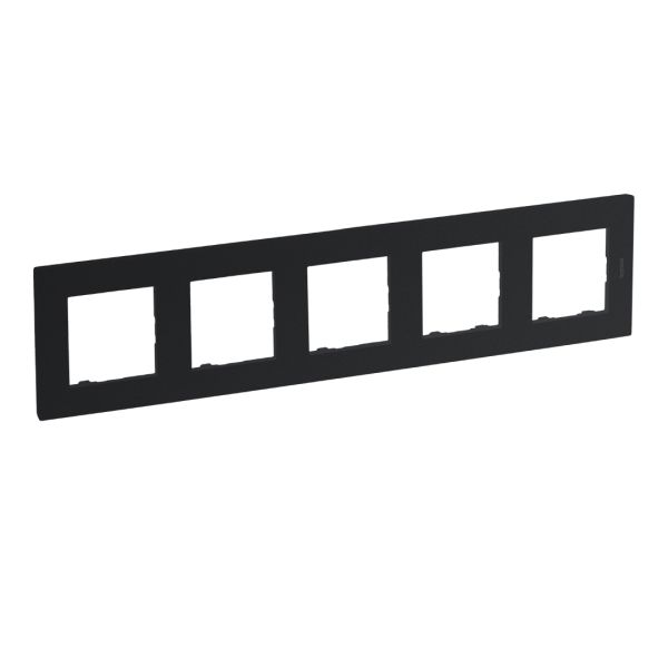 Рамка 5-місна Legrand 863795 NILOE STEP Антрацит