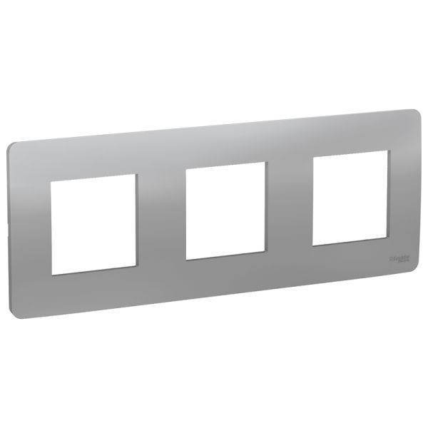 Рамка 3 модульна, UNICA STUDIO NU200630 алюміній