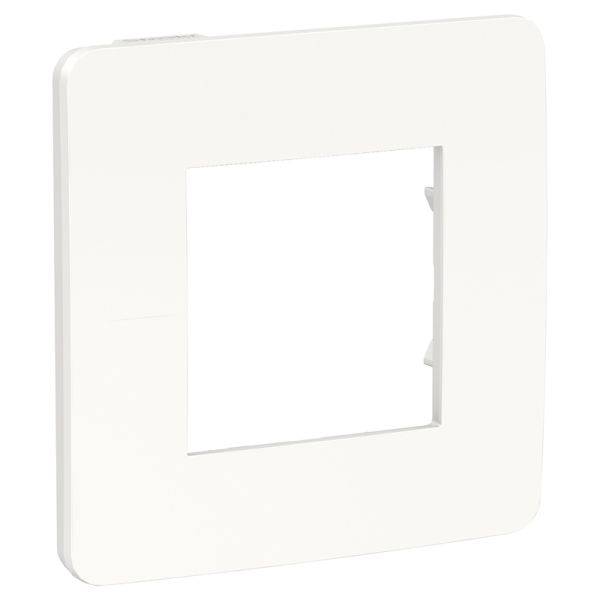 Рамка 1 модульна, UNICA STUDIO COLOR NU280218 білий/білий