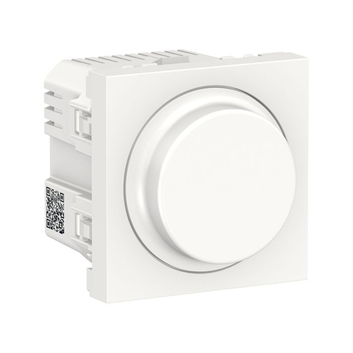 LED-світлорегулятор повор-наж, універсальний 5-200Вт, Unica New NU351418 білий