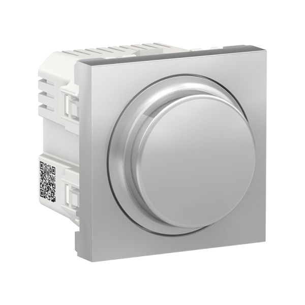LED-світлорегулятор повор-наж, універсальний 5-200Вт, Unica New NU351430 алюміній