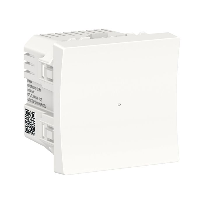 LED-світлорегулятор Wiser нажимний, універсальний 7-200Вт, Unica New NU351518 білий