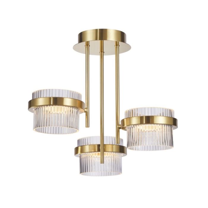 Люстра ITALUX PND-77362-3-24W-GD Tiara
