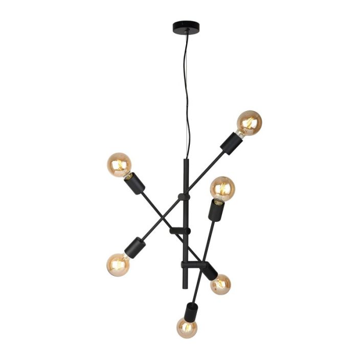 Люстра підвісна ITALUX PND-5986-6-BL Ferreia