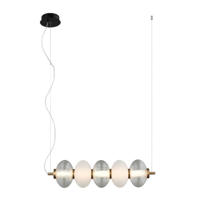 Люстра підвісна ITALUX PND-84938-4-BK Testa
