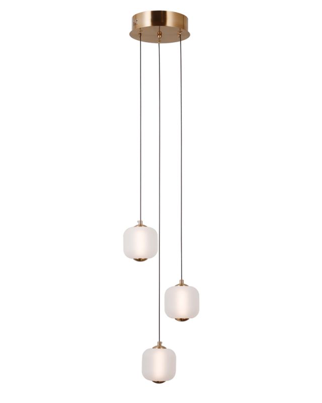 Люстра підвісна ITALUX PND-34362-3-HBR-OPAL Ganti