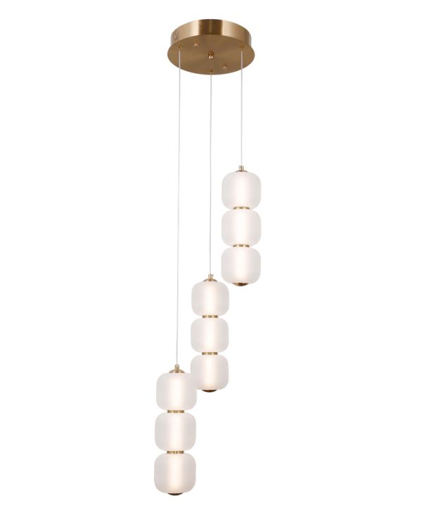 Люстра підвісна ITALUX PND-34362-9-HBR-OPAL Ganti