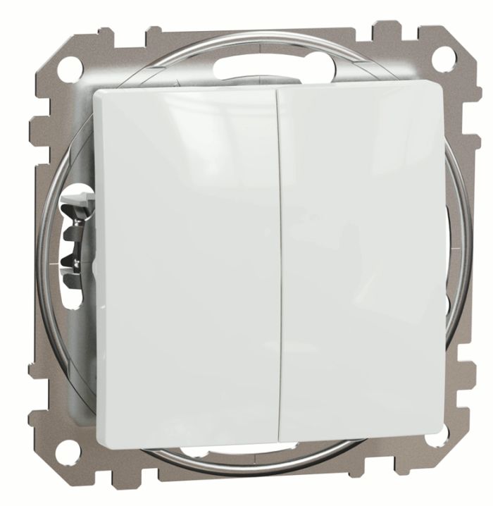 Вимикач 2-кл Schneider Sedna Design SDD111105 Білий