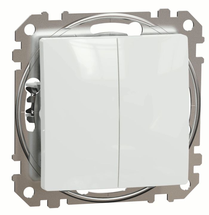 Перемикач 2-кл Schneider Sedna Design SDD111108 Білий