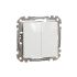 Вимикач 2-кл кнопочний 10A Schneider Sedna Design SDD111118 Білий